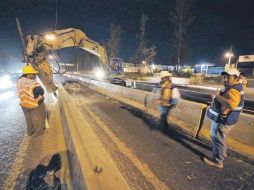Desde el pasado domingo comenzaron las obras en Periférico y Tutelar, mismas que terminan la semana próxima.  /