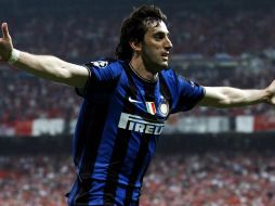 El delantero sólo fue titular en  seis de los doce partidos del Inter. MEXSPORT  /