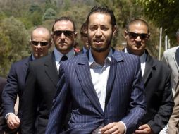 El hijo de Muamar al Gadafi, Saadi Gadafi, pretendía ingresar a terroritorio mexicano con documentos falsos.  /