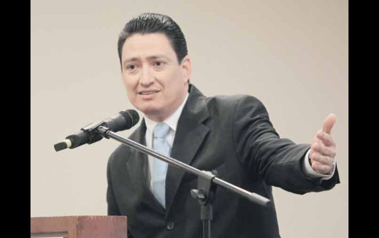 Alonso Ulloa se registró como precandidato del PAN a la gubernatura de Jalisco el pasado viernes.  /