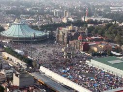 Cientos de fieles se congregan para conmemorar el 480 aniversario de la aparición de la Virgen. NTX  /