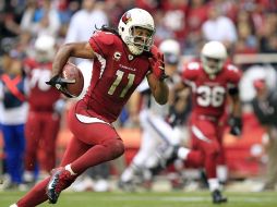 Larry Fitzgerald avanzó 149 yardas en el partido ante los 49ers. AP  /