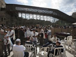 La rampa, conocida como Puente de los Mugrabíes, fue edificada tras agrietarse en 2004 el antiguo puente. AP  /