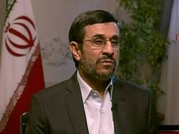 El presidente de Irán, Mahmud Ahmadineyad, negó las acusaciones de Estados Unidos y la UE. AFP  /