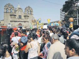Miles de fieles tapatíos celebraron ayer el Día de la Virgen de Guadalupe.  /