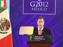 José Antonio Meade explicó que los resultados en la economía del próximo año no se tendrán en corto plazo. EL UNIVERSAL  /