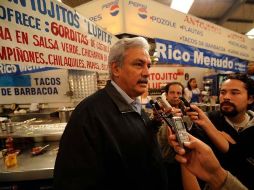 El panista dijo que buscará ganar la candidatura con la mayoría de los votos de la militancia.  /