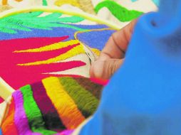 Los bordados de Tenango de Doria, una expresión de la creatividad otomí.  /