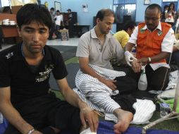 El barco que llevaba 250 pasajeros se dirigía a Australia. EFE  /