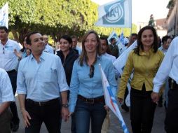 Cordero inició su precampaña en La Piedad. EL UNIVERSAL  /