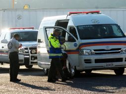 Participan 200 oficiales y 10 comandantes encabezados por el director de Protección Civil y Bomberos Jalisco, Trinidad López. NOTIMEX  /