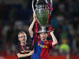 Andres Iniesta de Barcelona, durante la final de la UEFA Champions League. MEXSPORT  /