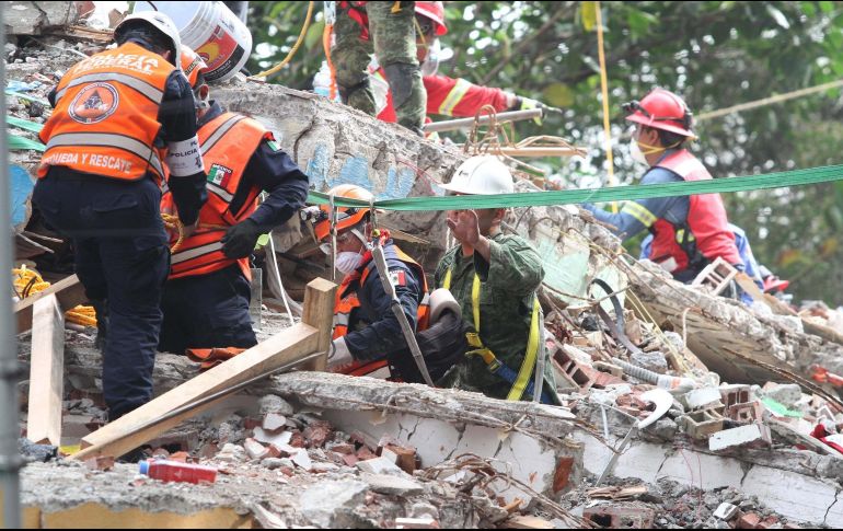 Diana asegura que con ella estaban 14 compañeros más. NTX / G. Durán