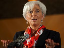 Lagarde habló sobre el panorama financiero mundial ante la Asamblea Nacional de Níger. AFP  /