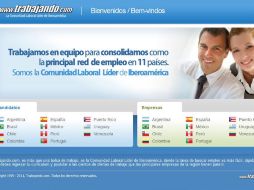 El portal web Trabajando.com es una página para buscar trabajo. ESPECIAL  /