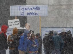 Sin importar el frío, miles de personas han salido a las calles desde inicios de diciembre para expresar su descontento. REUTERS  /