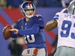 Eli Manning condujo a los Gigantes a un triunfo valioso para ir a los playoffs. REUTERS  /