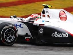 Sergio Pérez va por su segundo año en la máxima categoría. ESPECIAL  /