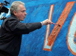 Santiago Creel dijo que confía ganar la primera vuelta electoral de la contienda con el voto de la militancia libre. EL UNIVERSAL  /