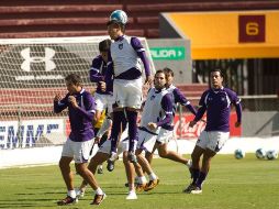 Los zapopanos de la Universidad Autónoma de Guadalajara entrenan en el Tres de Marzo, en miras de su encuentro con los mexiquenses.  /