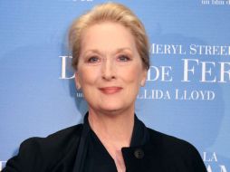 La actriz Maryl Streep dijo que admiraba a Thatcher por su capacidad de imponerse en un mundo de hombres. AFP  /