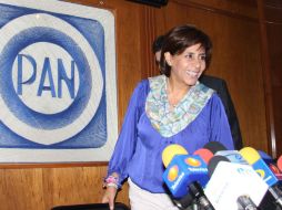 Luisa María Calderón dice que apoyará al panista Ernesto Cordero. ARCHIVO  /