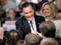 El exgobernador Mitt Romney salió victorioso en las primarias de New Hampshire. EFE  /