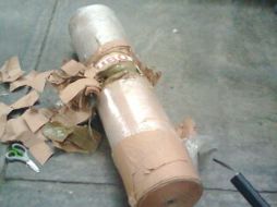 Durante la búsqueda localizaron un total de 100 paquetes, en forma cilíndrica, con un peso de 106 kilos. ESPECIAL  /