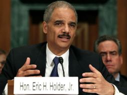 El procurador general de Estados Unidos, Eric Holder se reunió con Genaro García Luna. ARCHIVO  /