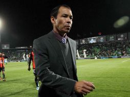 El técnico de Jaguares de Chiapas, José Guadalupe Cruz. MEXSPORT  /