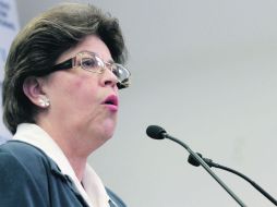 Cecilia Romero (foto), secretaria general del PAN, adelanta que el formato del debate será similar al utilizado en 2006. EL UNIVERSAL  /