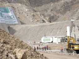 El proyecto hidroeléctrico La Yesca, sobre el Río Santiago, a 90 kilómetros de la ciudad de Guadalajara.  /