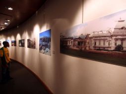 'Las pinturas de destrucción han ganado peso tras el terremoto', explicó la comisaria de la exposición, Dale Johnson. EFE  /