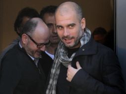 '¿Por qué no lo podemos conseguir?' se pregunta Pep en referencia al título de La Liga. EFE  /