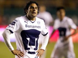 Martín Bravo, delantero de Pumas. MEXSPORT  /