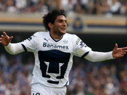 Martín Bravo anotó un gol y puso un pase para otro tanto de Pumas. MEXSPORT  /