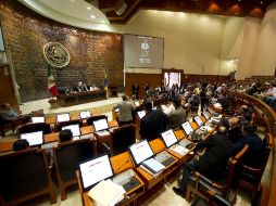 Sesión de hoy del Congreso. Los legisladores aprobaron el crédito de carácter federal que fue contratado con Banobras.  /