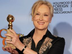 Meryl Streep ganó a mejor actriz por la cinta ''La dama de hierro''. AFP  /