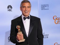 Clooney fue nominado este año también como mejor director por la cinta ''The Ides of March''. AFP  /