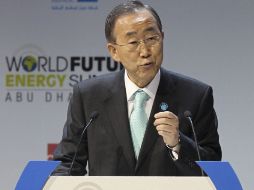 El secretario de la ONU, reconoce que es un reto difícil, perso se mostró confiado en lograrlo. EFE  /