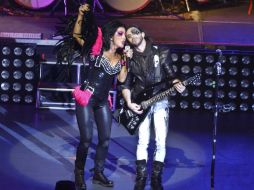 Alejandra Guzmán y Moderatto iniciaron desde el año pasado esta gira de conciertos.  /