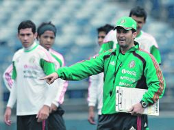 José Manuel de la Torre, al mando del Tri, enfrentará la eliminatoria mundialista, la cual arranca el 8 de junio ante Guyana. MEXSPORT  /