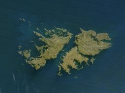 Londres controla las islas, ubicadas a unos 480 kilómetros de la costa argentina, desde 1833. NASA  /