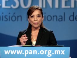 La panista Josefina Vázquez Mota dice que hay quienes se han puesto a la tarea de difamar y destruir, aclara que ese no es su caso. NTX  /