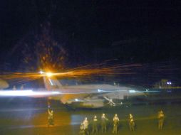 Con la llegada del Lincoln, se restablece la presencia de dos portaaviones en el área.NOTIMEX  /