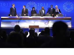 Gerardo Rodríguez Regordosa, expuso que el reforzamiento del FMI se llevará a cabo a través de diversos mecanismos.NOTIMEX  /