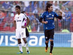 Hugo Rodríguez lamenta el gol de Isaac Romo enel partido. MEXSPORT  /