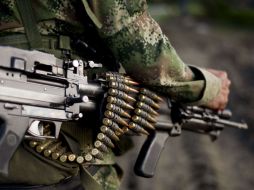 Los rebeldes lanzaron un explosivo cuando los soldados cumplían labores de registro y control en el municipio en uno de los ataques.AFP  /