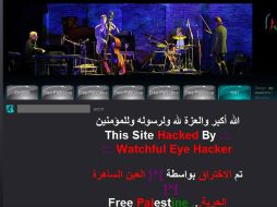 También fue pirateada la web de la filmoteca de Jerusalén, del Festival Israel de Artes Escénicas. ESPECIAL  /