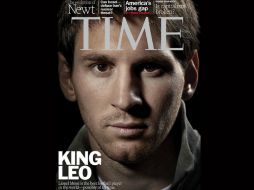 El argentino engalana la portada de la revista bajo el titular ''King Leo'', una alusión al personaje del Rey León. ESPECIAL  /